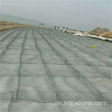 PVC-beschichtete Gabion-Regenwand Gabion Drahtgaberkorb